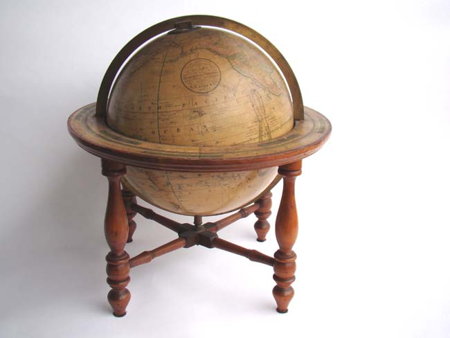 A fine 'Franklin Terrestrial 12" Diameter GLOBE by N.B. Nims & Co., Troy, New York, circa 1872 — image 3